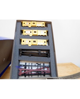 ATHEARN 2303, coffret de 3 wagons glacière ( Ice bunker reefer ) en kit  SP  neuf   BO