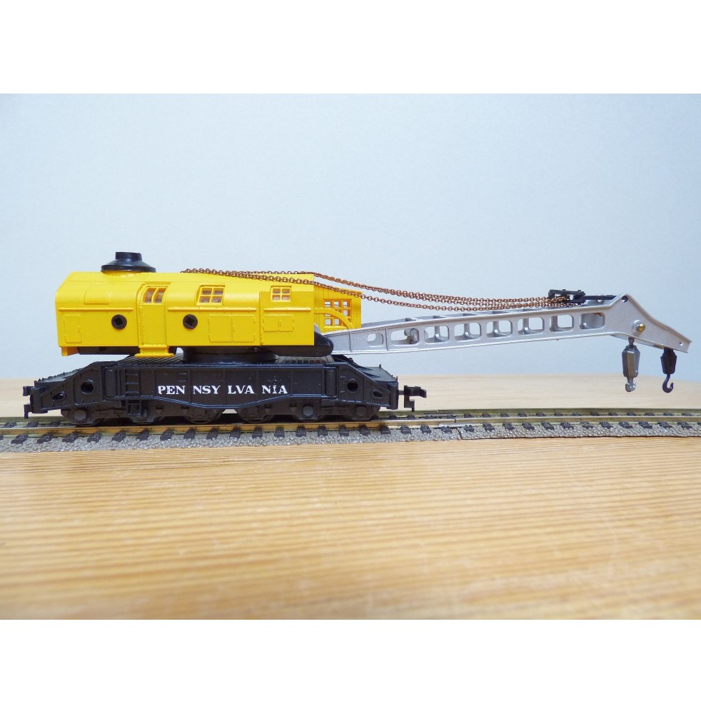 LILIPUT ( AHM ) 210 PRR, rare wagon grue 90 tonnes Pennsylvania ( PRR ) neuf  BO
