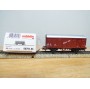 Märklin métal 4617 Wagon surbaissé EVS DB BO