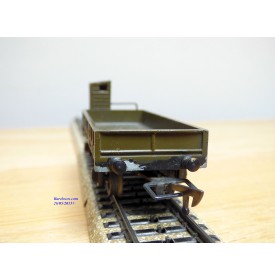 JEP 6669,  wagon plate forme  à guérite  SNCF  BO