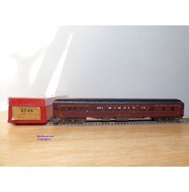 RIVAROSSI véro 2734, voiture Pullman  James Logan PRR  Neuf  BO