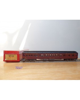 RIVAROSSI véro 2734, voiture Pullman  James Logan PRR  Neuf  BO
