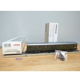 Märklin 43110, voiture  grandes lignes 3 Kl. type C4iw-33  DB   neuf  BO