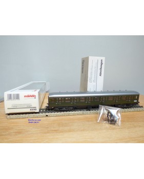 Märklin 4032 voiture grandes lignes A4ümg à feux de fin de convoi 1 Kl. DB BO