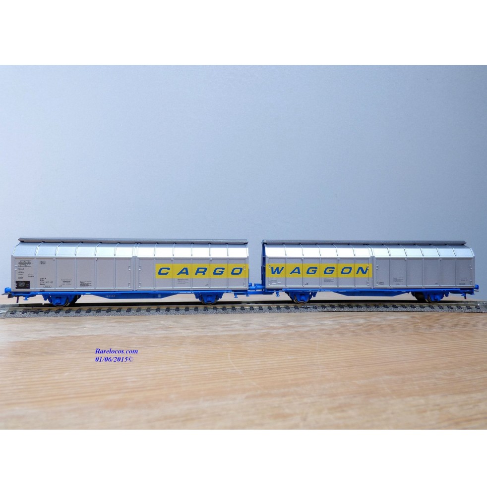 ROCO 44178, wagon à parois coulissantes type  Habbillns  DSB Neuf BO