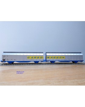 ROCO 44178, wagon à parois coulissantes type  Habbillns  DSB Neuf BO