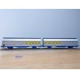 ROCO 44178, wagon à parois coulissantes type  Habbillns  DSB Neuf BO