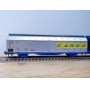 ROCO 44178, wagon à parois coulissantes type  Habbillns  DSB Neuf BO