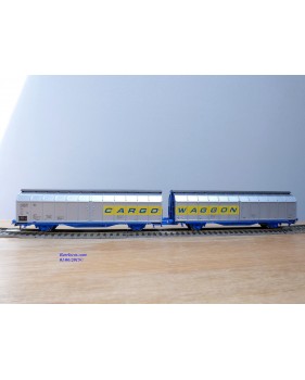 ROCO 44178, wagon à parois coulissantes type  Habbillns  DSB Neuf BO