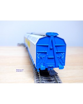 ROCO 44178, wagon à parois coulissantes type  Habbillns  DSB Neuf BO