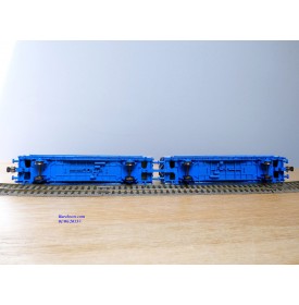 ROCO 44178, wagon à parois coulissantes type  Habbillns  DSB Neuf BO
