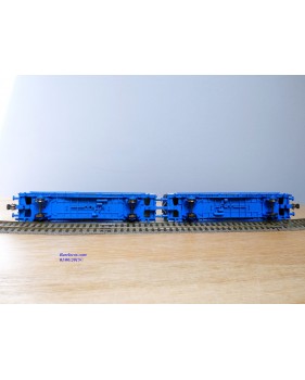 ROCO 44178, wagon à parois coulissantes type  Habbillns  DSB Neuf BO