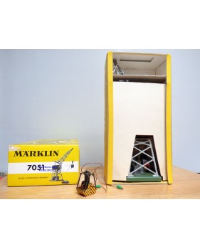 Märklin 7051.1 ( 451 G ), grue électromagnétique  avec projecteur  DB BO
