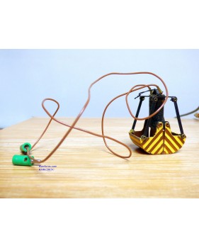 Märklin 7051.1 ( 451 G ), grue électromagnétique  avec projecteur  DB BO