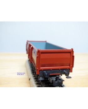Märklin ancien  4602.2, wagon tombereau type Omm52  DB  BO