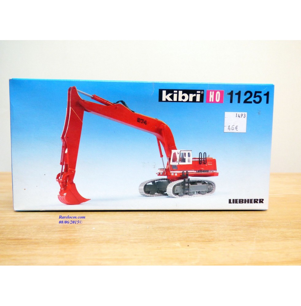 KIBRI 11251, pelleteuse à godets LIEBHERR  974   HO BO 1/87