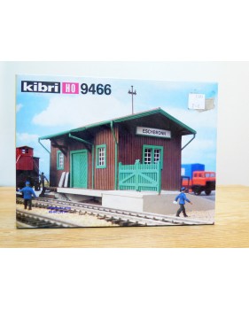 KIBRI  9466, hangar de gare   Neuf   1/87   HO  BO