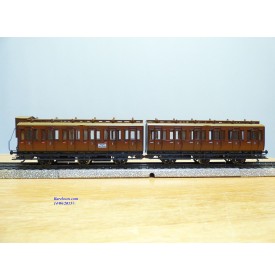 Märklin 4208, couplage de 2 voitures 3 Kl. type C3  KPEV   neuf  BO