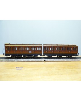 Märklin 4208, couplage de 2 voitures 3 Kl. type C3  KPEV   neuf  BO