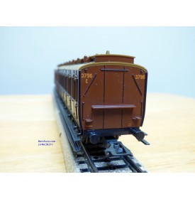 Märklin 4208, couplage de 2 voitures 3 Kl. type C3  KPEV   neuf  BO