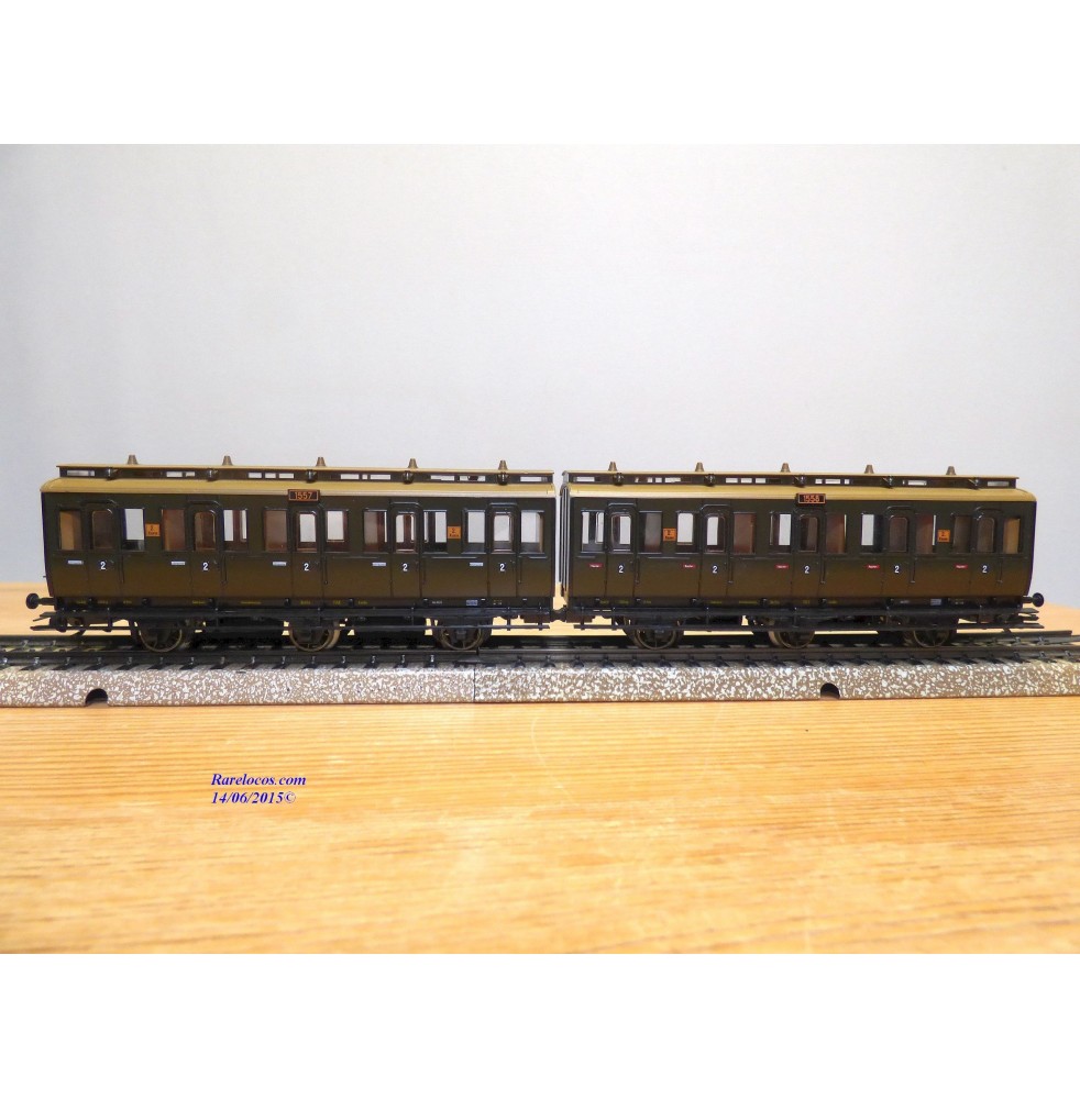 Märklin 4207, couplage de 2 voitures 2 Kl. type B3  KPEV   neuf  BO