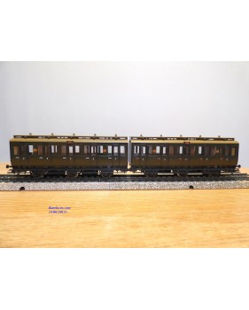 Märklin 4032 voiture grandes lignes A4ümg à feux de fin de convoi 1 Kl. DB BO