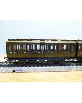 Märklin 4032 voiture grandes lignes A4ümg à feux de fin de convoi 1 Kl. DB BO