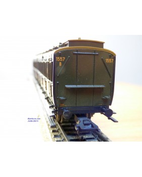 Märklin 4207, couplage de 2 voitures 2 Kl. type B3  KPEV   neuf  BO