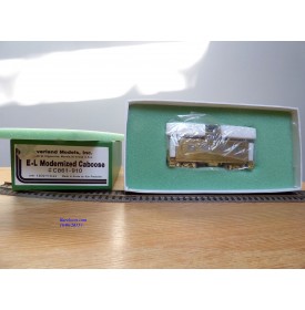 OVERLAND ( OMI ) 1209,  modernized caboose   Erie Lackawanna   E-L  neuf   BO