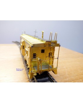 OVERLAND ( OMI ) 1257,  modernized caboose   Erie Lackawanna   E-L  neuf   BO