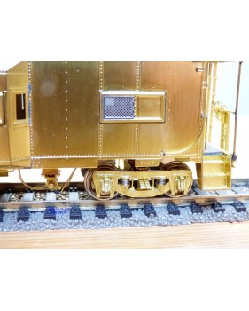 OVERLAND ( OMI ) 1257,  modernized caboose   Erie Lackawanna   E-L  neuf   BO