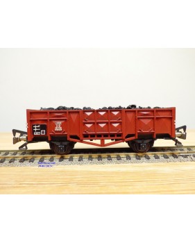 FLEISCHMANN 1455 K,  wagon tombereau type Omms 29 chargé de charbon   DB  neuf  BO