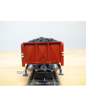FLEISCHMANN 1455 K,  wagon tombereau type Omms 29 chargé de charbon   DB  neuf  BO