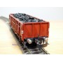 FLEISCHMANN 1455 K,  wagon tombereau type Omms 29 chargé de charbon   DB  neuf  BO