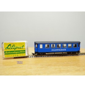 LILIPUT  HOe  716,  voiture bleue  2 Kl. Zillertalbahn ÖBB   neuf   BO    HOe