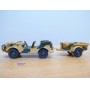 Solido 256,  Jeep ( Peugeot DKW AUTO UNION  Munga ) et remorque   Neuf   BO  