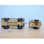 Solido 256,  Jeep ( Peugeot DKW AUTO UNION  Munga ) et remorque   Neuf   BO  