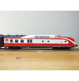 ROCO  pour Märklin 43902, Rame Intercity  (ex TEE)  série ( Br ) VT 11.5 "  Max Lierbermann "  DR  BO