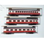 ROCO  pour Märklin 43905, extension de 3 voitures  rame IC (ex TEE)  série ( Br ) VT 11.5 "  Max Lierbermann "  DR  BO
