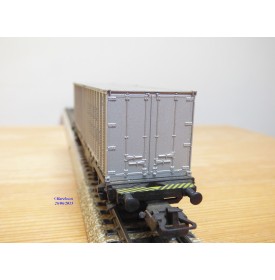 Märklin 4659, wagon porte containers type Berlin  et conteneurs HAPAG LLOYD  NYK LINES    DB   BO