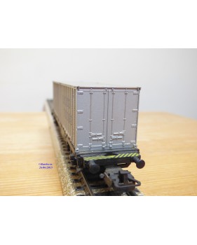 Märklin 4659, wagon porte containers type Berlin  et conteneurs HAPAG LLOYD  NYK LINES    DB   BO