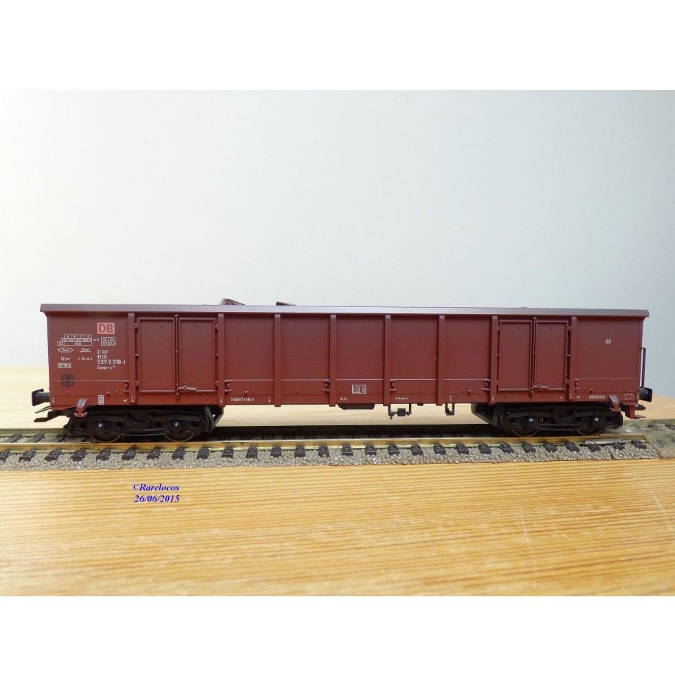 Märklin métal 4617 Wagon surbaissé EVS DB BO
