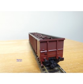 Märklin métal 4617 Wagon surbaissé EVS DB BO
