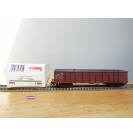 Märklin métal 4617 Wagon surbaissé EVS DB BO