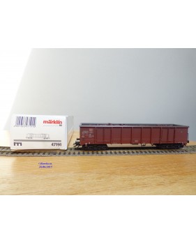 Märklin métal 4617 Wagon surbaissé EVS DB BO
