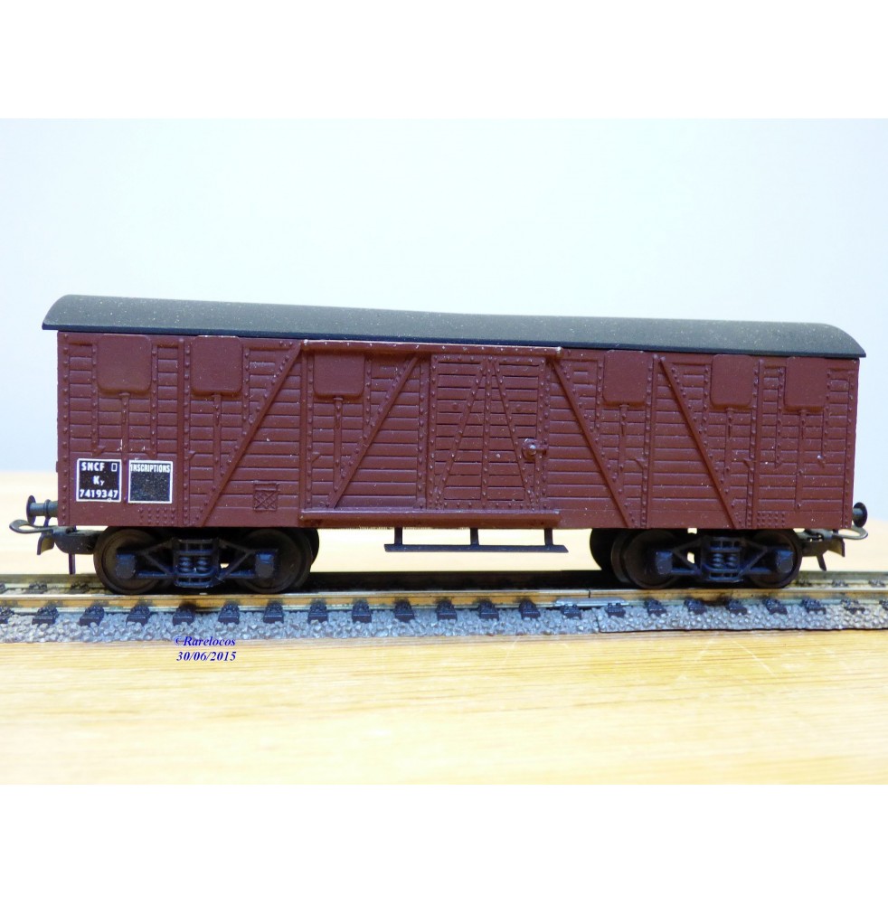 SMCF ???, wagon couvert  à bogies type  Ky    SNCF  BO