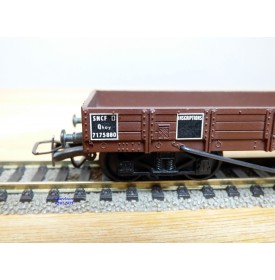 SMCF ???, wagon plat TP  à  2 bogies  type Qhoy   SNCF  BO
