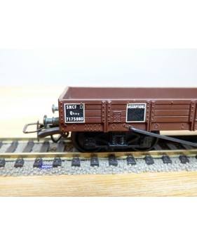 SMCF ???, wagon plat TP  à  2 bogies  type Qhoy   SNCF  BO