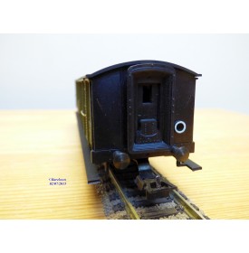 MMM-RG ???, voiture ancienne à 2 essieux de 3ème classe avec compartiment dames seules  type C6  ° 3014  EST 