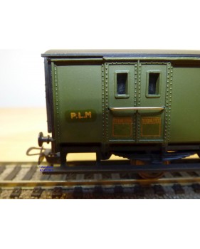 MMM-RG ???, voiture ancienne à 2 essieux de 3ème classe avec compartiment dames seules  type C6  ° 3014  EST 